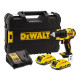 Дриль-шурупокрут DeWalt XR Li-Ion 18В акб 2х2А·год 65Нм 450-1650об/хв патрон 13мм кейс додаткова рукоятка 1.1кг