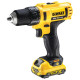Дриль-шурупокрут DeWalt XR Li-Ion 12В акб 2х2А·год 24Нм 400-1500об/хв патрон 10мм ЗП кейс 1.1кг