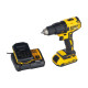 Дриль-шурупокрут DeWalt XR Li-Ion 18В акб 2х2А·год 65Нм 500-1750об/хв патрон 13мм кейс 1.15кг