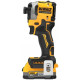 Шурупокрут ударний акумуляторний DeWalt XR Li-Ion PowerStack 18В 1х1.7А·год 206Нм 3250об/хв 3800уд/хв кейс 0.95кг