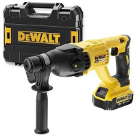 DeWalt cordless hammer drill SDS PLUS brushless 18V XR Li-Ion battery 1x4A·h 2.6J 0-5500bpm 0-1500rpm 3 modes case 2.88kg