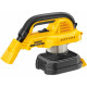 Пилосос акумуляторний DeWalt 18В XR Li-lon контейнер 1.л 954л/хв 1.8кг без АКБ та ЗП