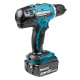 Шурупокрут-дриль акумуляторний Makita DDF453RFE 18B 2х3А·год 42Нм 0-400·0-1300об/хв кейс 1.8кг