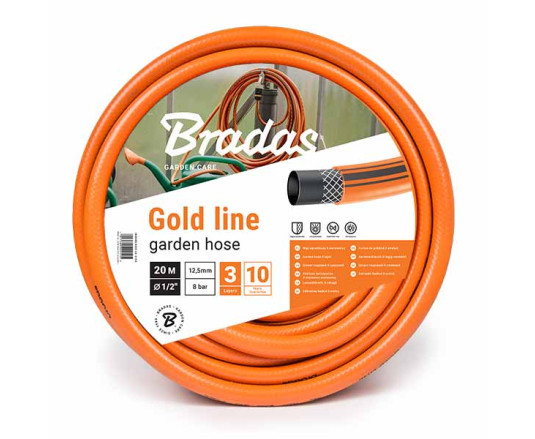 Шланг для поливу GOLD LINE 1/2" 20м, WGL1/220