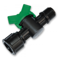 Миникран линейный резьба наружная 1/2"/резьба внутренняя 3/4", DSWZ11-1234L