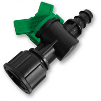 Mini linear tap, internal thread 1/2" / fitting for 16mm tube, DSWZ12-1612L