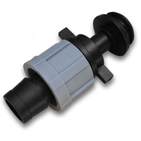 Drip tape start connector / connector with tube gasket, DSTA07-07L