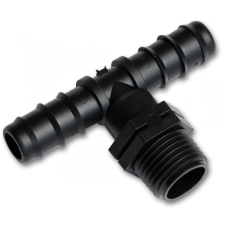 Тройник с наружной резьбой 1/2", штуцер под трубку 25мм, DSWA06-1225L