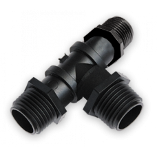 Тройник 3х резьба наружная 1", DSA-561010L