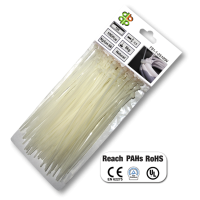 Plastic cable ties 2.5x160mm NEUTRAL, TS1125160N