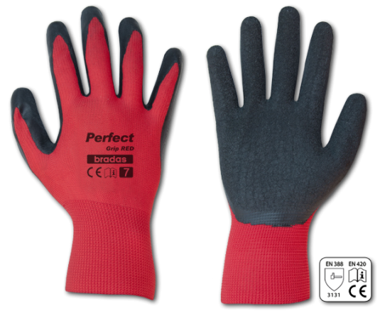 Перчатки защитные PERFECT GRIP RED латекс, размер 8, RWPGRD8