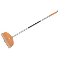 Plastic rake 23 teeth, aluminum handle, TQ-G23TA