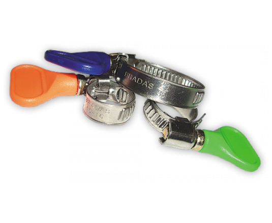 Stainless steel worm clamp with "butterfly" 25-40mm, BSGRIP 25-40/9