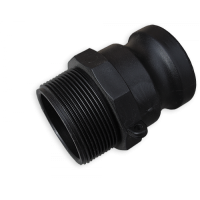 KAMLOK Type F - 3" RF Adapter - Polypropylene, CGF300A/PP
