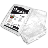 Reinforced awning WHITE 90 g/m² 3x5m, PLW903/5