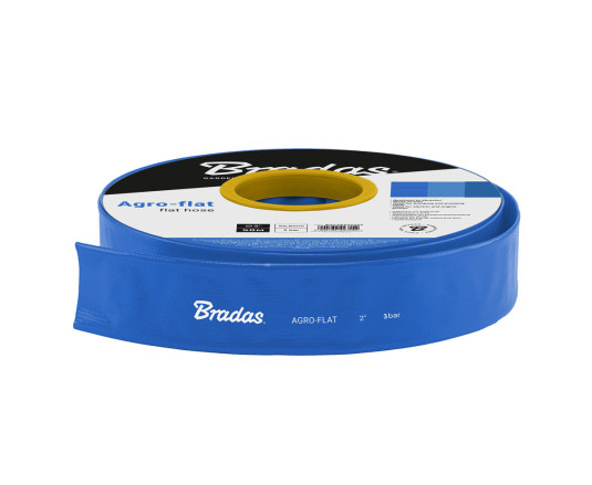 Flat hose AGRO-FLAT 2 BAR 3" – 100m (blue), WAF2B300100