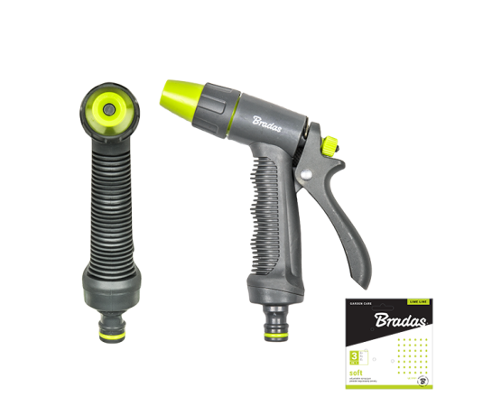 Пістолет для поливу регульований SOFT LIME LINE, LE-5101