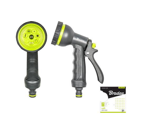 Пістолет для поливу 7 режимів SOFT LIME LINE, LE-5102
