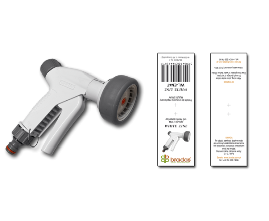 Пістолет для поливу MULTI SPRAY, WHITE LINE, WL-EN4T