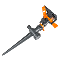Plastic pulsating sprinkler, on a stake, GOLD LINE, GL8103DPB