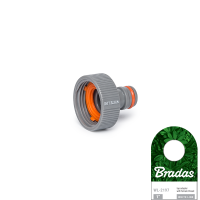 Faucet adapter with 1" female thread, WHITE LINE, WL-2197