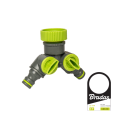 Редукционный тройник с внутренней резьбой 1"/ 3/4" с запорными кранами LIME LINE, LE-2222