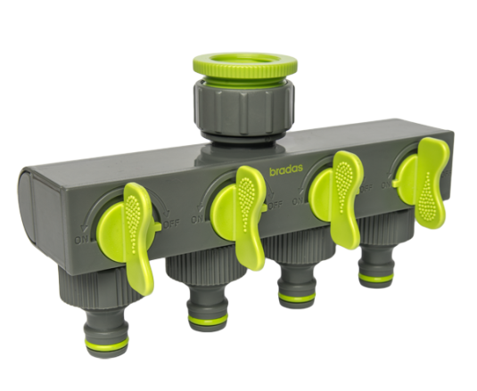 Распределитель с 4 кранами, LIME LINE, LE-3033