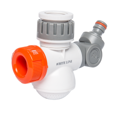 Многофункциональный адаптер на кран, MULTI SHOWER, WHITE LINE, WL-3140