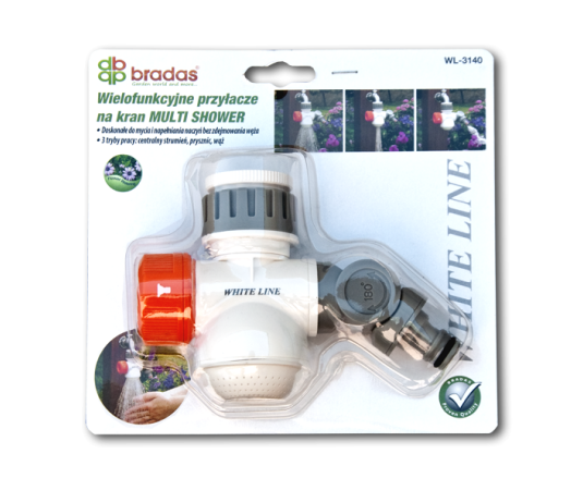 Багатофункціональний адаптер на кран, MULTI SHOWER, WHITE LINE, WL-3140
