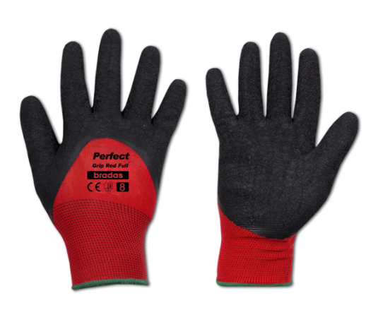 Перчатки защитные PERFECT GRIP RED FULL латекс, размер 10, RWPGRDF10