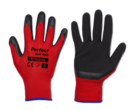 Перчатки защитные PERFECT SOFT RED латекс, размер 8, RWPSRD8