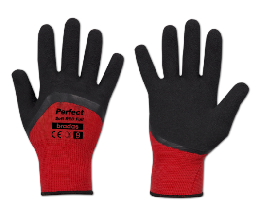 Перчатки защитные PERFECT SOFT RED FULL латекс, размер 10, RWPSRDF10