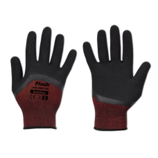 Перчатки защитные FLASH GRIP RED FULL латекс, размер 9, RWFGRDF9
