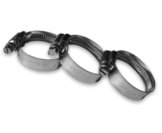 Acid-resistant clamp W4 BRADAS 70-90mm, BSW4 70-90/12