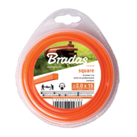 TRIMMER trimmer line "square" 2.4mm x 15m, blister, ZTK2415B