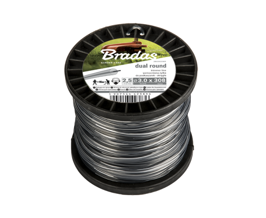 Ліска для тримера RIPPER DUAL "круг" 2,7мм х 100м, котушка, ZRO27100S