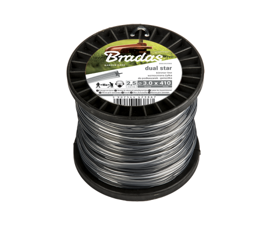 Ліска для тримера RIPPER DUAL "зірка" 2,7мм х 100м, котушка, ZRG27100S