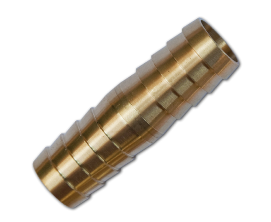 З'єднувач прямий для шланга 2x1" - 25мм, латунь, GKI022525