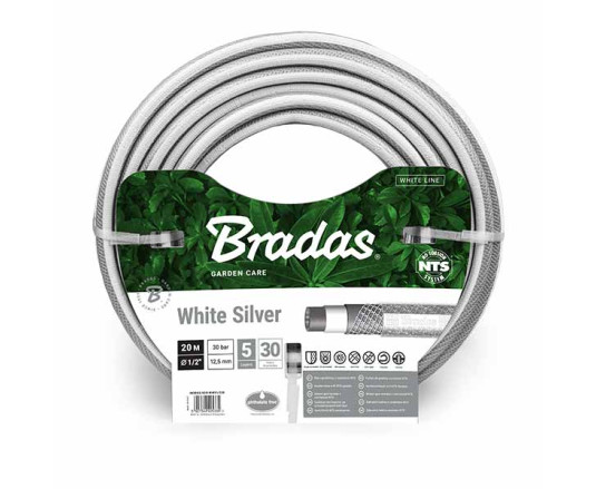 Шланг для поливу NTS WHITE SILVER 1/2" – 20м, WWS1/220