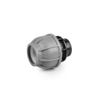 Муфта з'єднувальна для труб PE 25 мм / РЗ 1", PN10, DSRA10L25M1