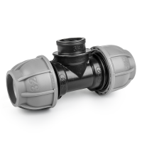 Tee for PE pipes 50 mm / RV 6/4" PN10, DSRA10T50F64