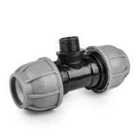 Тройник для труб PE 50 мм/РЗ 5/4" PN10, DSRA10T50M54