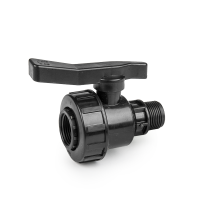 Valve for PE pipes RV 3/4" / RZ 3/4", PN10, DSRA10VF34M34