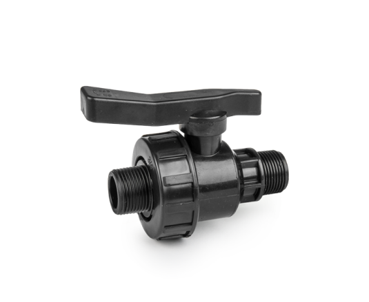 Кран для труб PE РЗ 3/4" / РЗ 3/4", PN10, DSRA10VM34M34