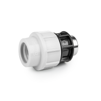 Connecting coupling for PE pipes 50 mm / RV 5/4", PN16, DSRA16L50F54