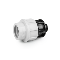 Муфта соединительная для труб PE 40 мм/РЗ 1", PN16, DSRA16L40M1