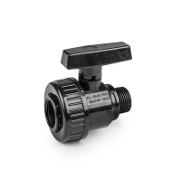 Кран для труб PE РВ 3/4"/РЗ 3/4", PN16, DSRA16VF34M34