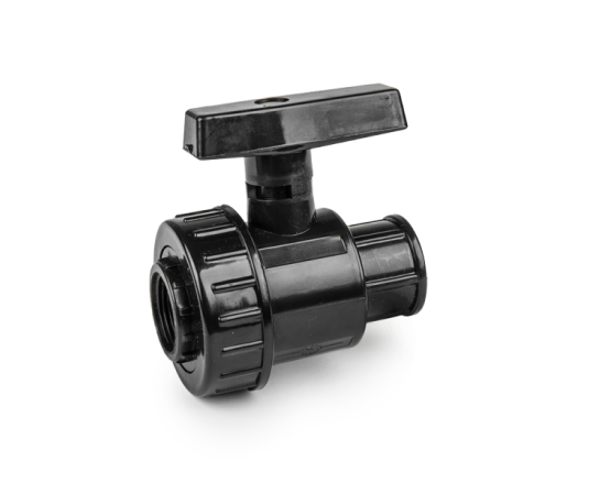 Кран для труб PE РВ 6/4" / РВ 6/4", PN16, DSRA16VF64F64