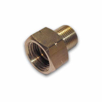 Reducing coupling RW 21.8 mm / RW 3/8" L, brass PRA1