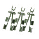 Adjustable corner connector for garden posts 16mm – 3 pcs., TYLS16.